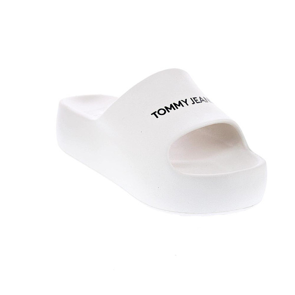 Chanclas Tommy Hilfiger zapatos Mujer modelo Tjw Chunky Beige 