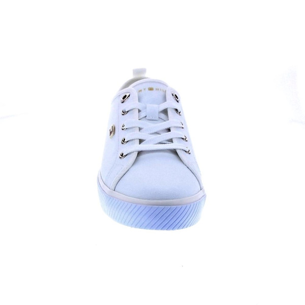 Zapatillas Tommy Hilfiger zapatos Mujer modelo Vulc Canvas Blanco 