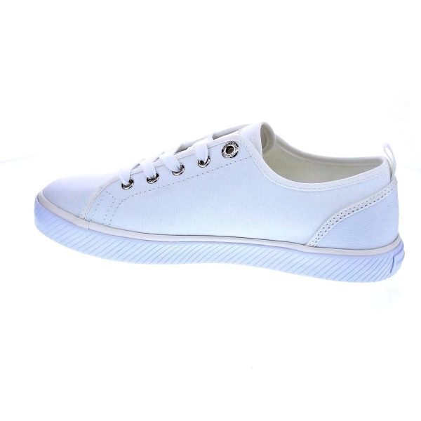 Zapatillas Tommy Hilfiger zapatos Mujer modelo Vulc Canvas Blanco 
