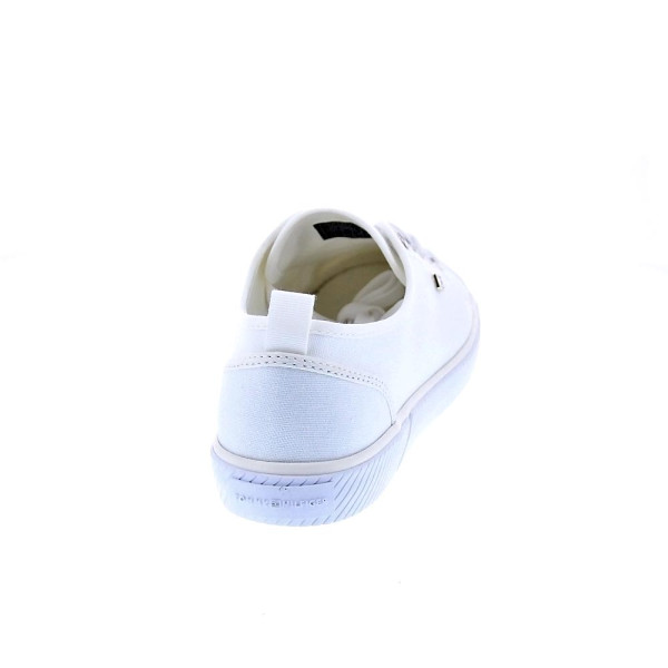 Zapatillas Tommy Hilfiger zapatos Mujer modelo Vulc Canvas Blanco 
