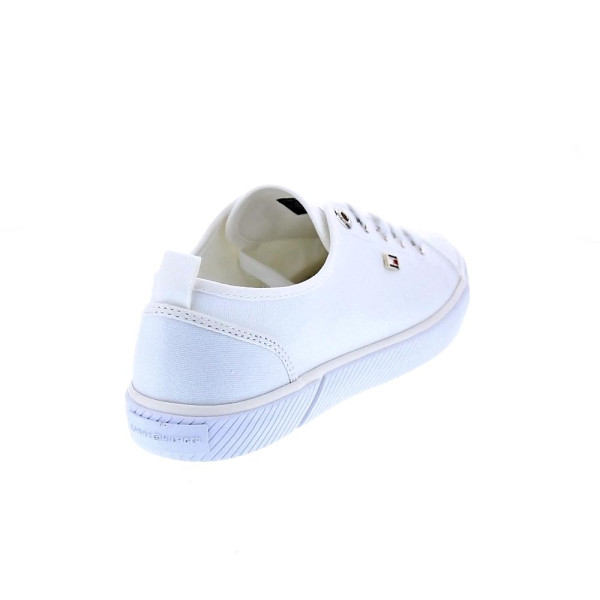 Zapatillas Tommy Hilfiger zapatos Mujer modelo Vulc Canvas Blanco 