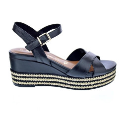 Sandalias Tamaris zapatos Mujer modelo 28001 Negro Hebilla