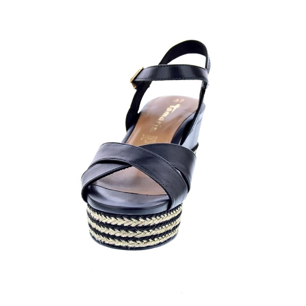 Sandalias Tamaris zapatos Mujer modelo 28001 Negro Hebilla