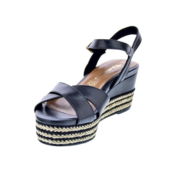 Sandalias Tamaris zapatos Mujer modelo 28001 Negro Hebilla