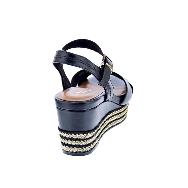 Sandalias Tamaris zapatos Mujer modelo 28001 Negro Hebilla