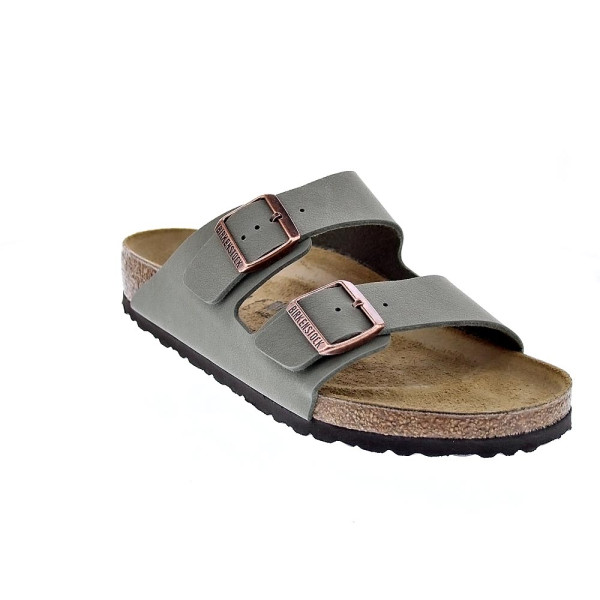 Chanclas Birkenstock zapatos Hombre modelo Arizona 151211 STONE Marrón Hebillas