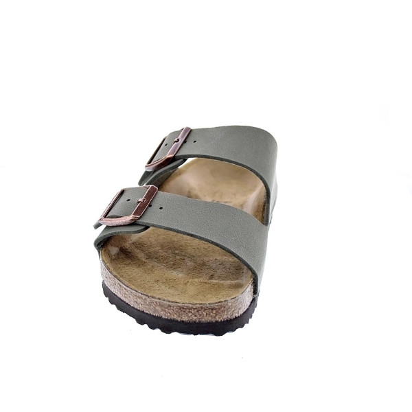 Chanclas Birkenstock zapatos Hombre modelo Arizona 151211 STONE Marrón Hebillas