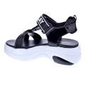 Sandalias Replay zapatos Mujer modelo Wellow Negro Velcro
