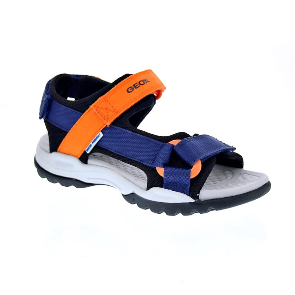 Sandalias Geox zapatos Niño modelo Borealis Velcro Azul Velcro