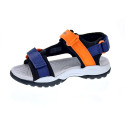 Sandalias Geox zapatos Niño modelo Borealis Velcro Azul Velcro