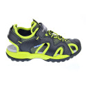 Sandalias Geox zapatos Niño modelo Borealis Negro Velcro