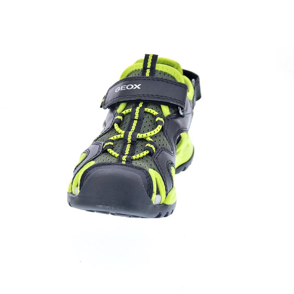 Sandalias Geox zapatos Niño modelo Borealis Negro Velcro