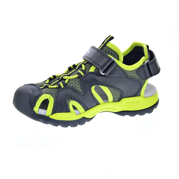Sandalias Geox zapatos Niño modelo Borealis Negro Velcro
