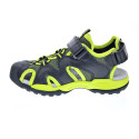 Sandalias Geox zapatos Niño modelo Borealis Negro Velcro