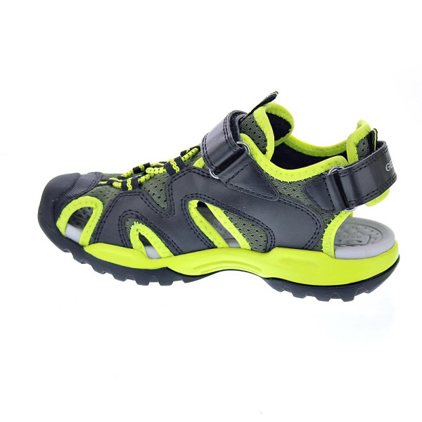 Sandalias Geox zapatos Niño modelo Borealis Negro Velcro