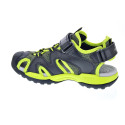 Sandalias Geox zapatos Niño modelo Borealis Negro Velcro