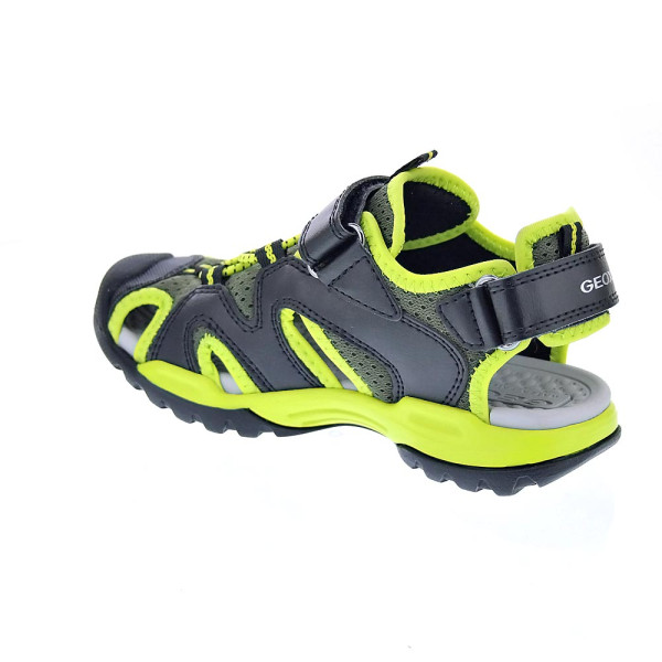 Sandalias Geox zapatos Niño modelo Borealis Negro Velcro