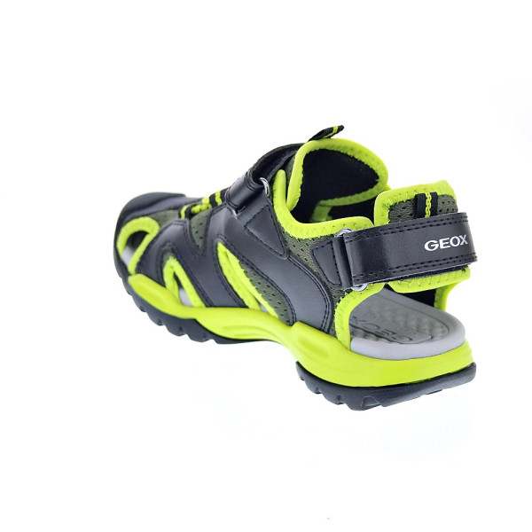 Sandalias Geox zapatos Niño modelo Borealis Negro Velcro