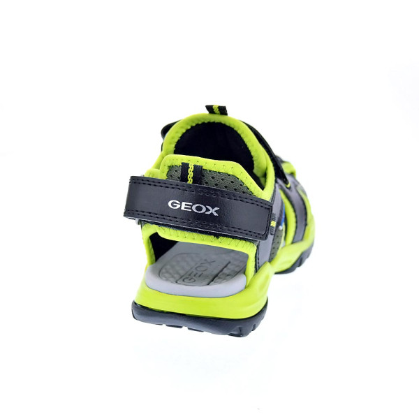 Sandalias Geox zapatos Niño modelo Borealis Negro Velcro