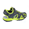 Sandalias Geox zapatos Niño modelo Borealis Negro Velcro