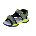 Sandalias Geox zapatos Niño modelo Borealis Verde Velcro