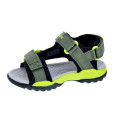 Sandalias Geox zapatos Niño modelo Borealis Verde Velcro