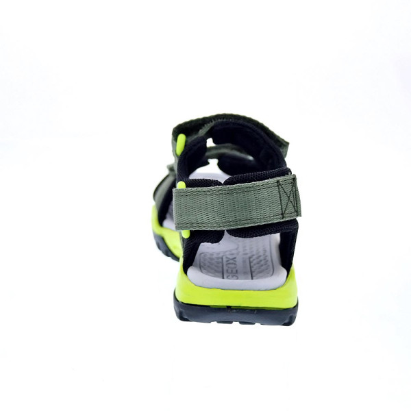 Sandalias Geox zapatos Niño modelo Borealis Verde Velcro