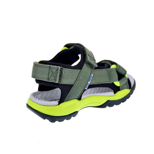 Sandalias Geox zapatos Niño modelo Borealis Verde Velcro