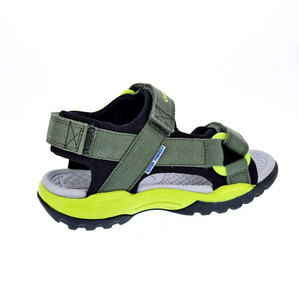 Sandalias Geox zapatos Niño modelo Borealis Verde Velcro