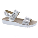 Sandalias Geox zapatos Niña modelo Costarei Plata 