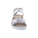 Sandalias Geox zapatos Niña modelo Costarei Plata 