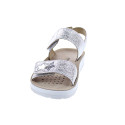 Sandalias Geox zapatos Niña modelo Costarei Plata 