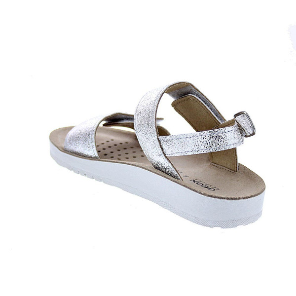 Sandalias Geox zapatos Niña modelo Costarei Plata 