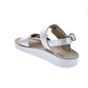 Sandalias Geox zapatos Niña modelo Costarei Plata 