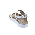Sandalias Geox zapatos Niña modelo Costarei Plata 