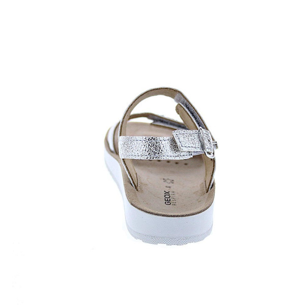 Sandalias Geox zapatos Niña modelo Costarei Plata 