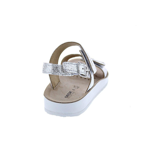 Sandalias Geox zapatos Niña modelo Costarei Plata 