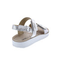 Sandalias Geox zapatos Niña modelo Costarei Plata 