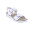 Sandalias Geox zapatos Niña modelo Costarei Blanco Hebilla