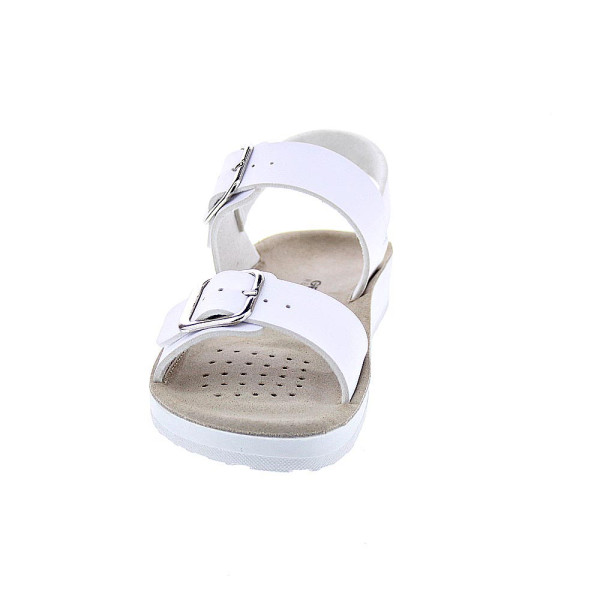 Sandalias Geox zapatos Niña modelo Costarei Blanco Hebilla