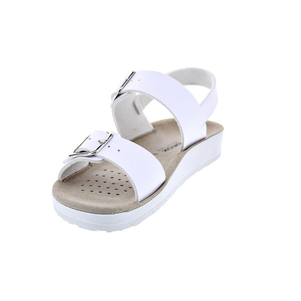 Sandalias Geox zapatos Niña modelo Costarei Blanco Hebilla
