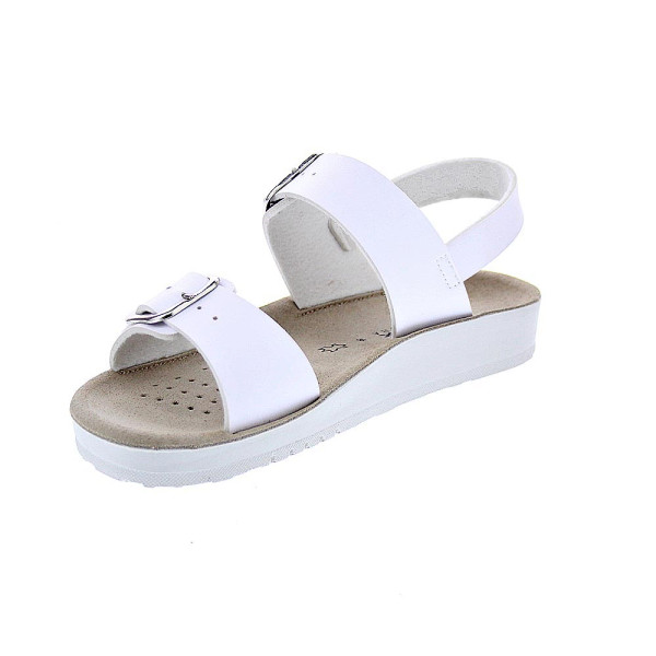 Sandalias Geox zapatos Niña modelo Costarei Blanco Hebilla