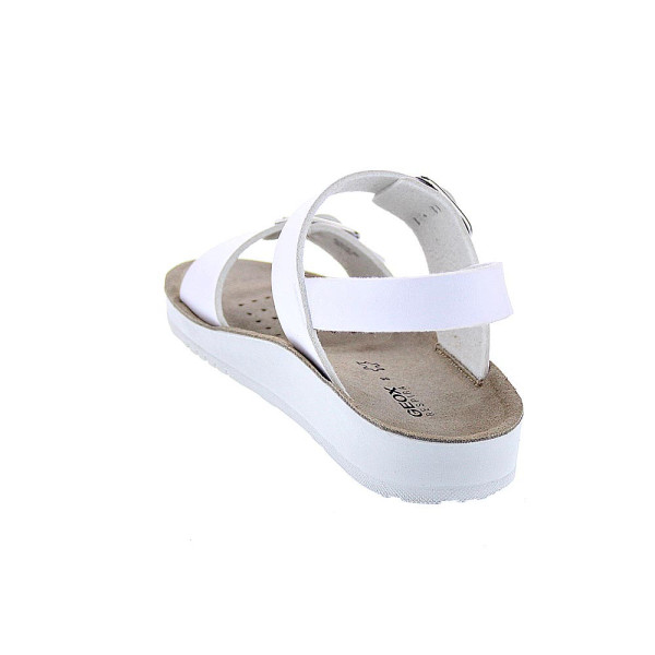 Sandalias Geox zapatos Niña modelo Costarei Blanco Hebilla