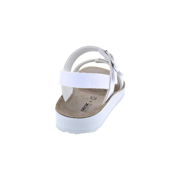 Sandalias Geox zapatos Niña modelo Costarei Blanco Hebilla