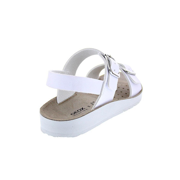Sandalias Geox zapatos Niña modelo Costarei Blanco Hebilla