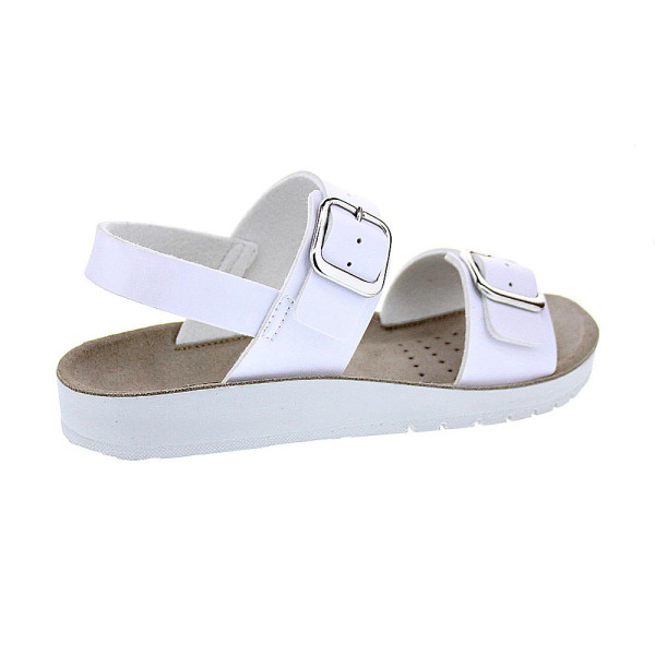 Sandalias Geox zapatos Niña modelo Costarei Blanco Hebilla