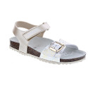 Sandalias Geox zapatos Niña modelo Adriel Oro 