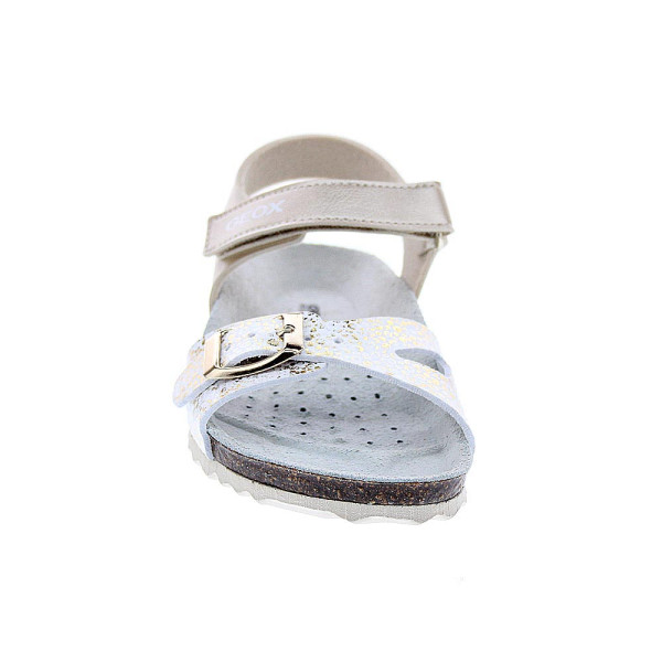 Sandalias Geox zapatos Niña modelo Adriel Oro 