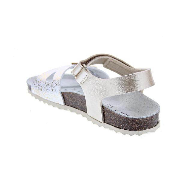 Sandalias Geox zapatos Niña modelo Adriel Oro 