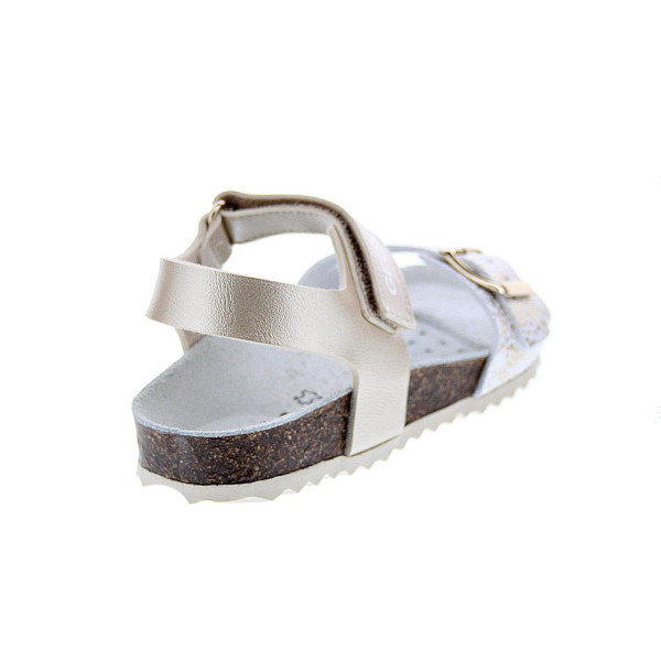 Sandalias Geox zapatos Niña modelo Adriel Oro 